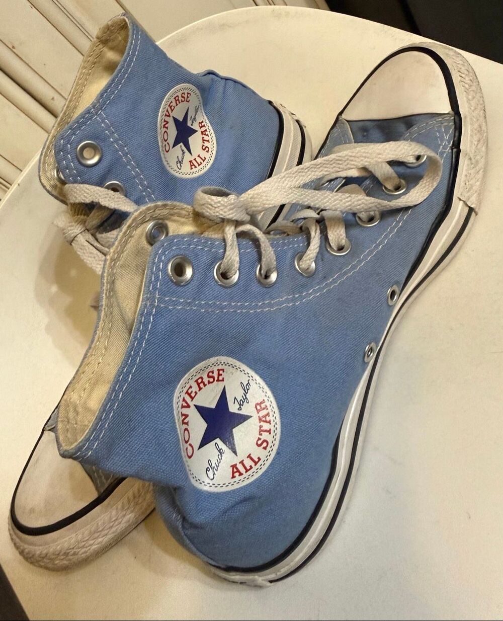 Converse Blue Chuck Taylor All Star High Tops Sneakers Shoes Mens Size 7 Women 9